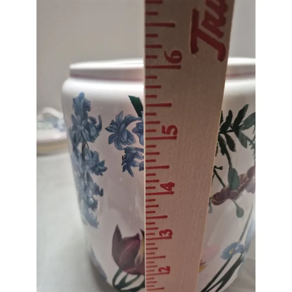 💥 Williams-Sonoma R.B. Bernarda Portugal Canisters - Set of 2 Floral Design